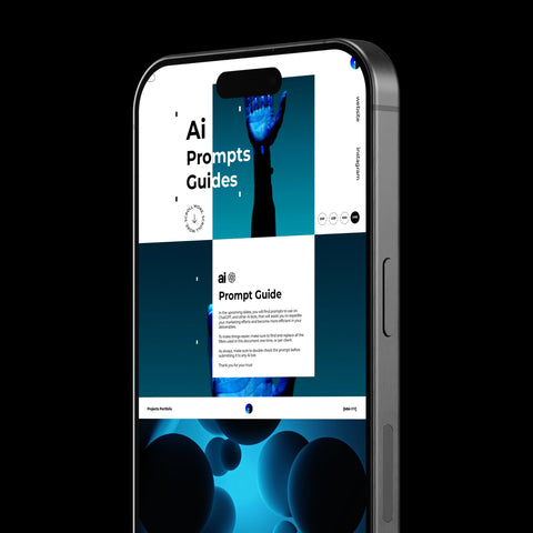 Ai Marketing Prompts Guides - Genesiss.io Digital Template Genesis Studio Templates, Digital Marketing Templates, Arabic Templates, نماذج بوربوينت, نماذج باللغة العربية , نماذج للتسويق الإلكتروني, saudi,