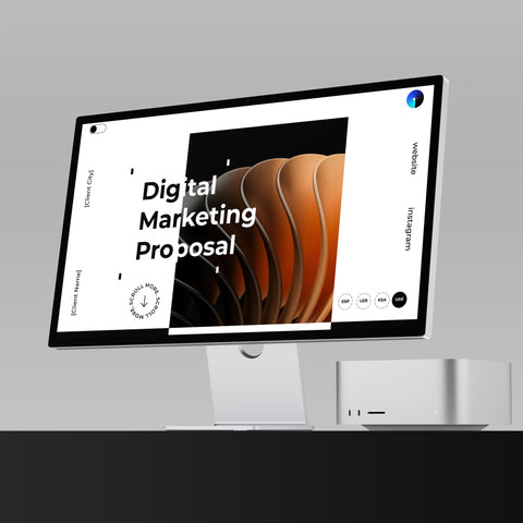 Digital Marketing Proposal Template - Genesiss.io Digital Template Genesis Studio Templates, Digital Marketing Templates, Arabic Templates, نماذج بوربوينت, نماذج باللغة العربية , نماذج للتسويق الإلكتروني, saudi,