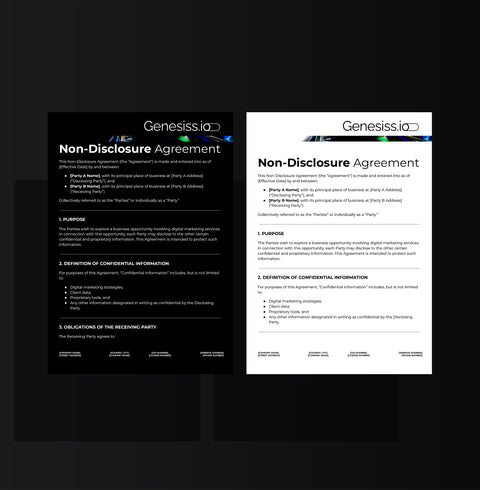 Non-Disclosure Agreement Template