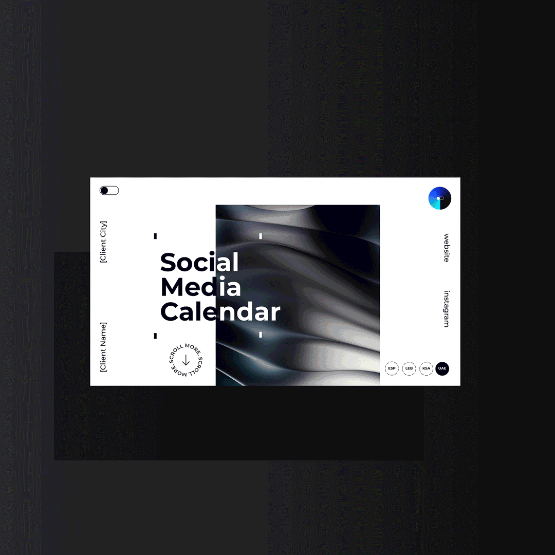 Social Media Calendar Template Genesiss.io
