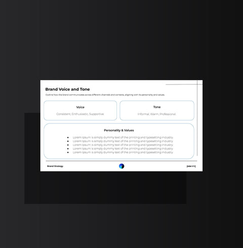 Brand Strategy & Guidelines Template - Genesiss.io Digital Template Genesis Studio Templates, Digital Marketing Templates, Arabic Templates, نماذج بوربوينت, نماذج باللغة العربية , نماذج للتسويق الإلكتروني, saudi,