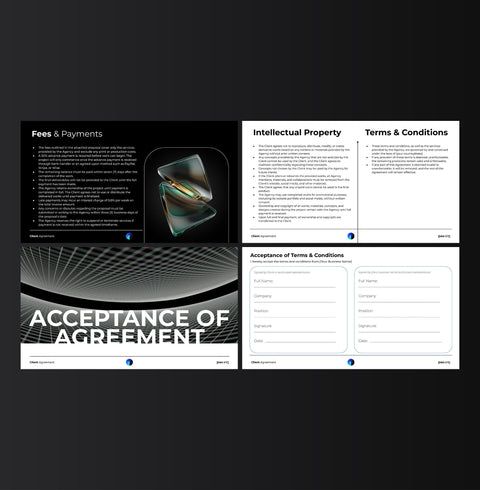 Client Agreement Template - Genesiss.io Digital Template Genesis Studio Templates, Digital Marketing Templates, Arabic Templates, نماذج بوربوينت, نماذج باللغة العربية , نماذج للتسويق الإلكتروني, saudi,